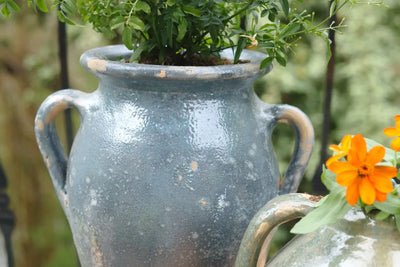 Found Confit Pot & Amphora Set - Shades of Blue