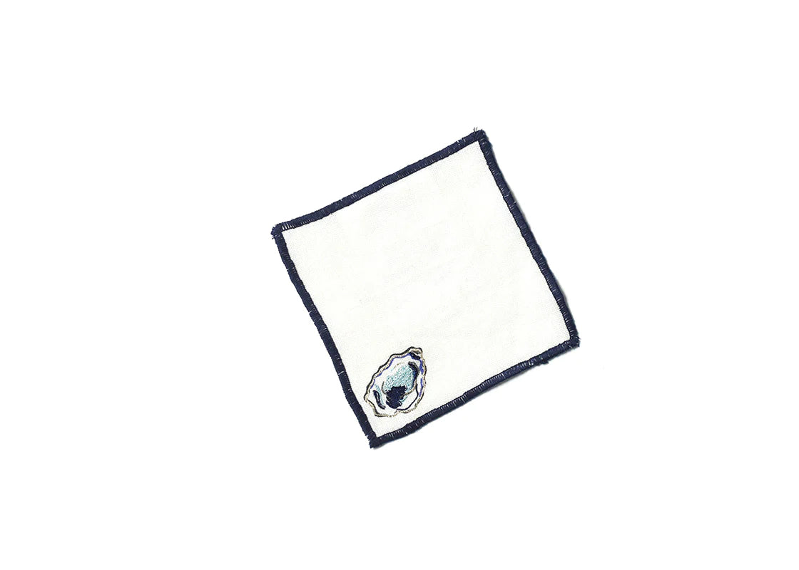 Oyster Cocktail Napkins, Set of 4