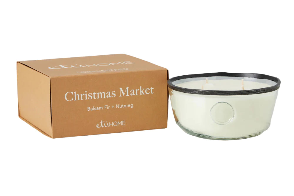 Christmas Market, Balsam Fir and Nutmeg Candle