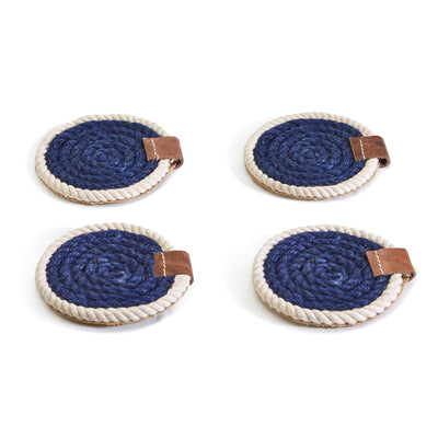 Yacht Club Rope Coasters, Set of 4