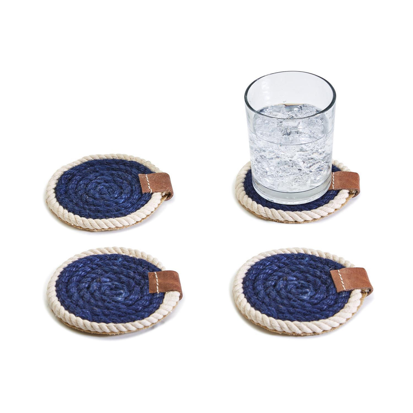 Yacht Club Rope Coasters, Set of 4