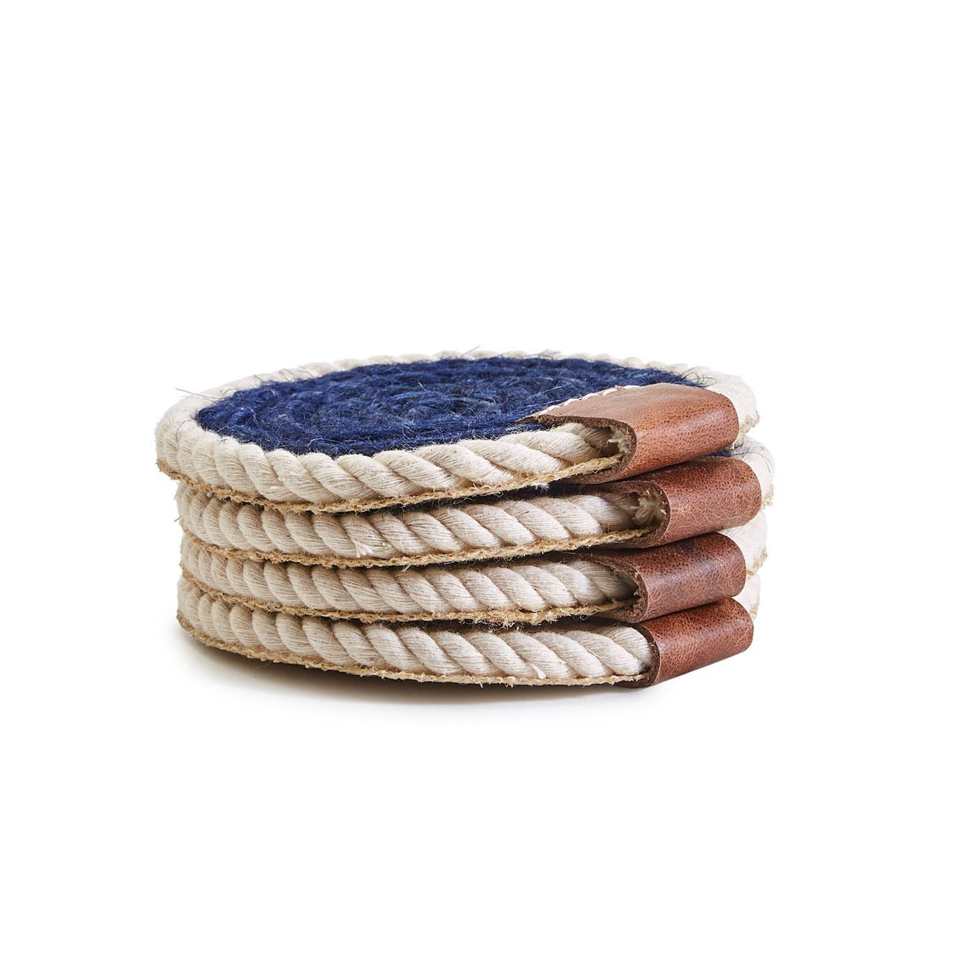 Yacht Club Rope Coasters, Set of 4