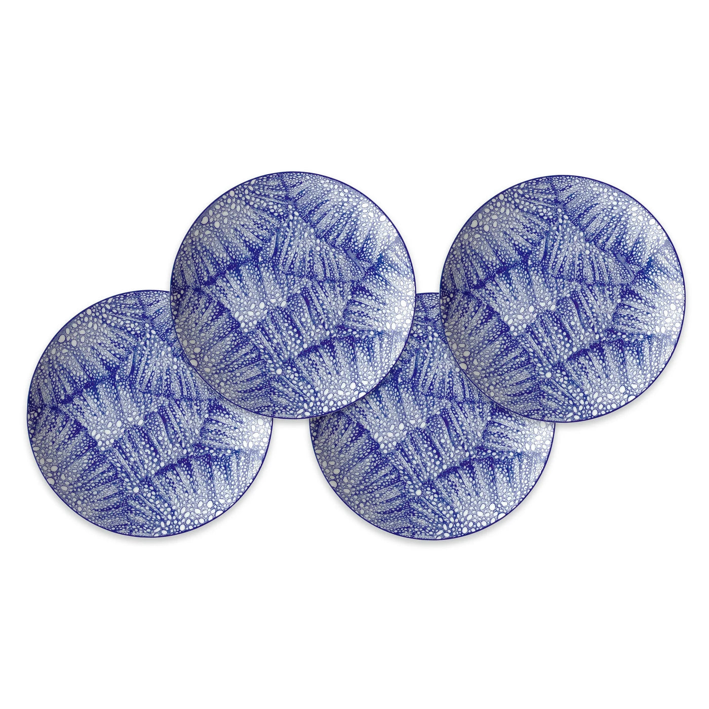 Sea Fan Canapé Plates - Set of 4