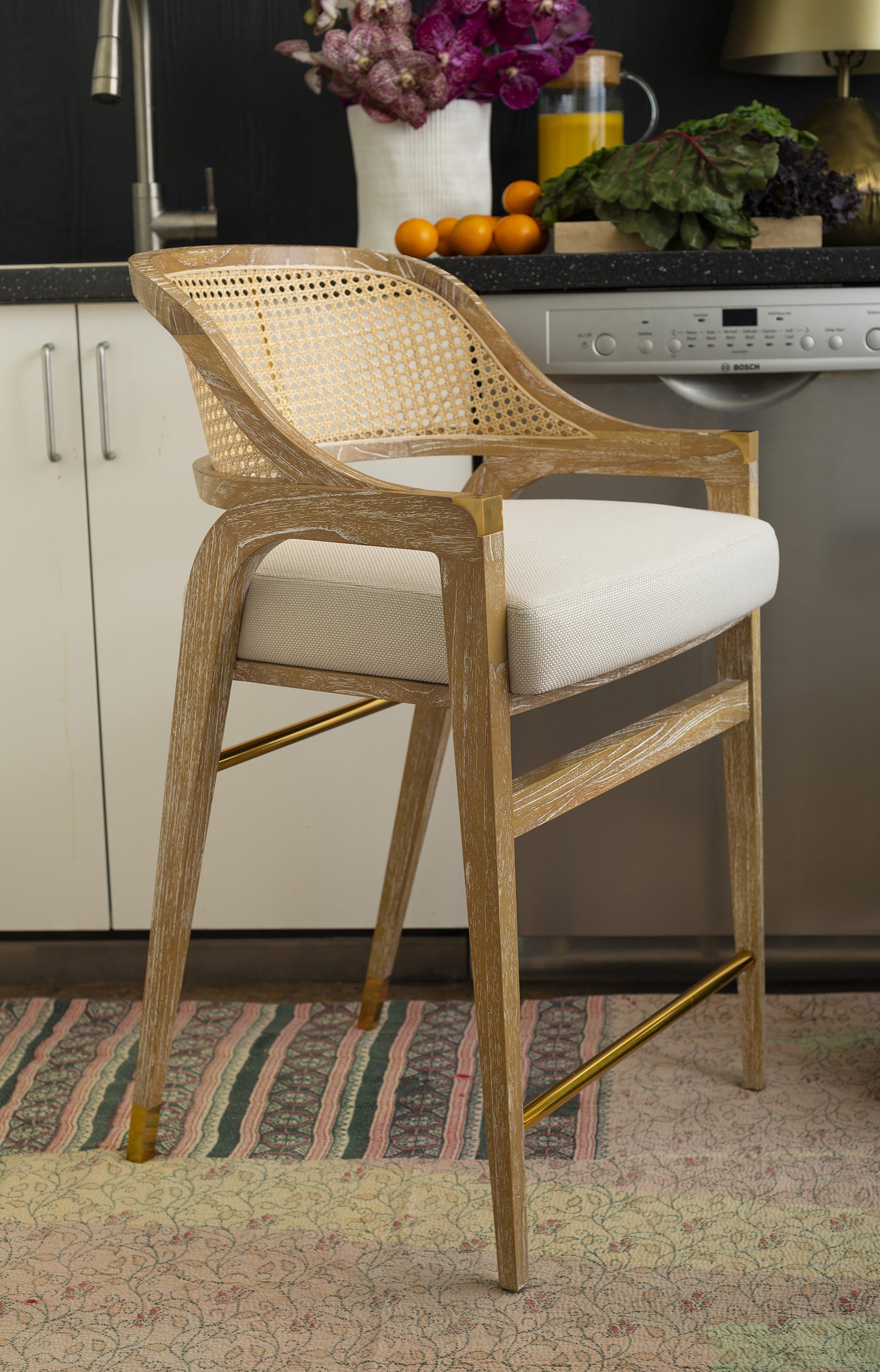 Breton Counter Stool - Natural