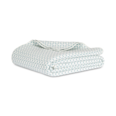 Duck Egg Reversible Leaf Blanket