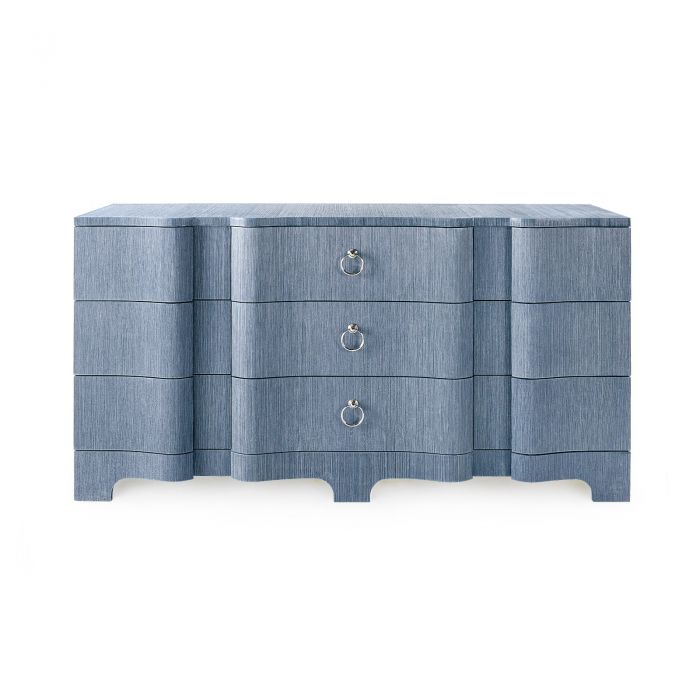 Cannes 9-Drawer Dresser - Coastal Blue