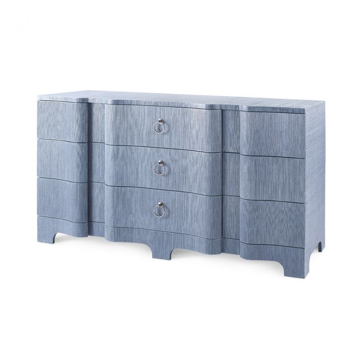 coastal blue dresser Cannes 9-Drawer - adding a touch of Hale Bob, female, Short Pattern_Floral Size:M (PREORDER)