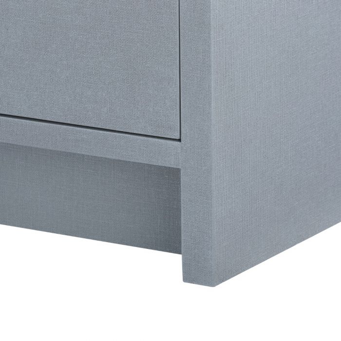 Nantucket Linen 6-Drawer Dresser - Coastal Gray