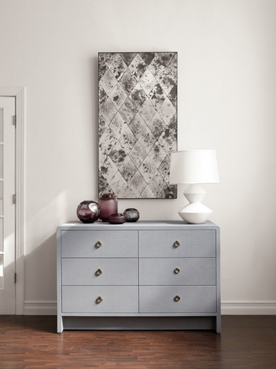 Nantucket Linen 6-Drawer Dresser - Coastal Gray