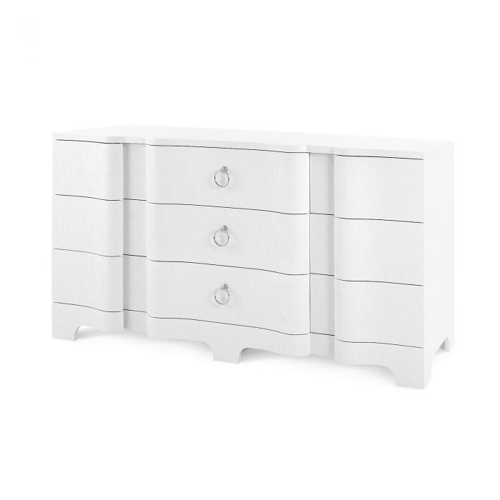 Cannes 9-Drawer Dresser - White