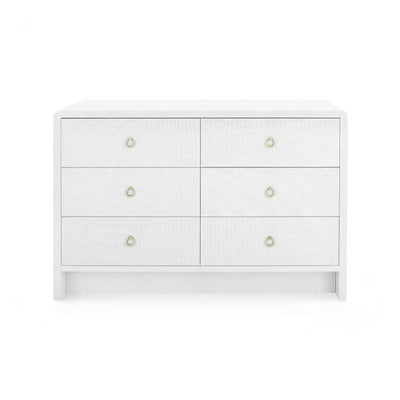 Nantucket Linen 6-Drawer Dresser - White