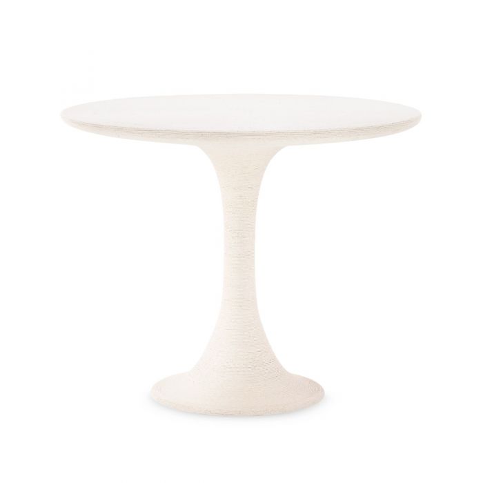 Rope Center/ Dining Table - Whitewashed Cotton