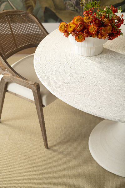 Rope Center/ Dining Table - Whitewashed Cotton