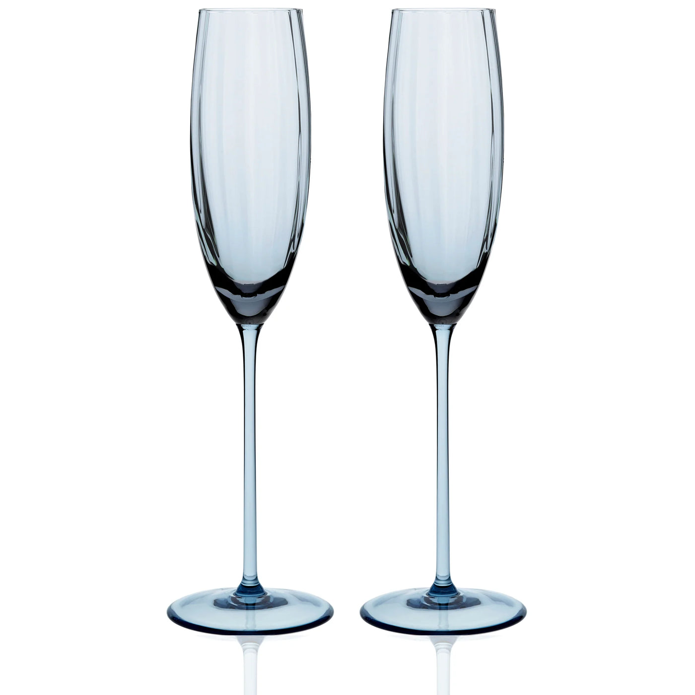 Ocean Champagne Flute Glasses