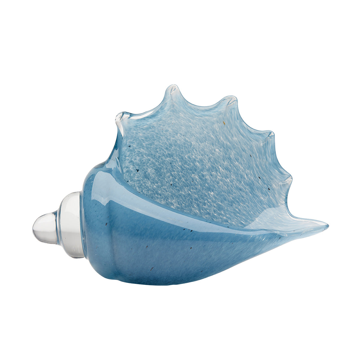 Blue Triton Hand Blown Glass Shell – Coastal Decor – Coastal Bleu