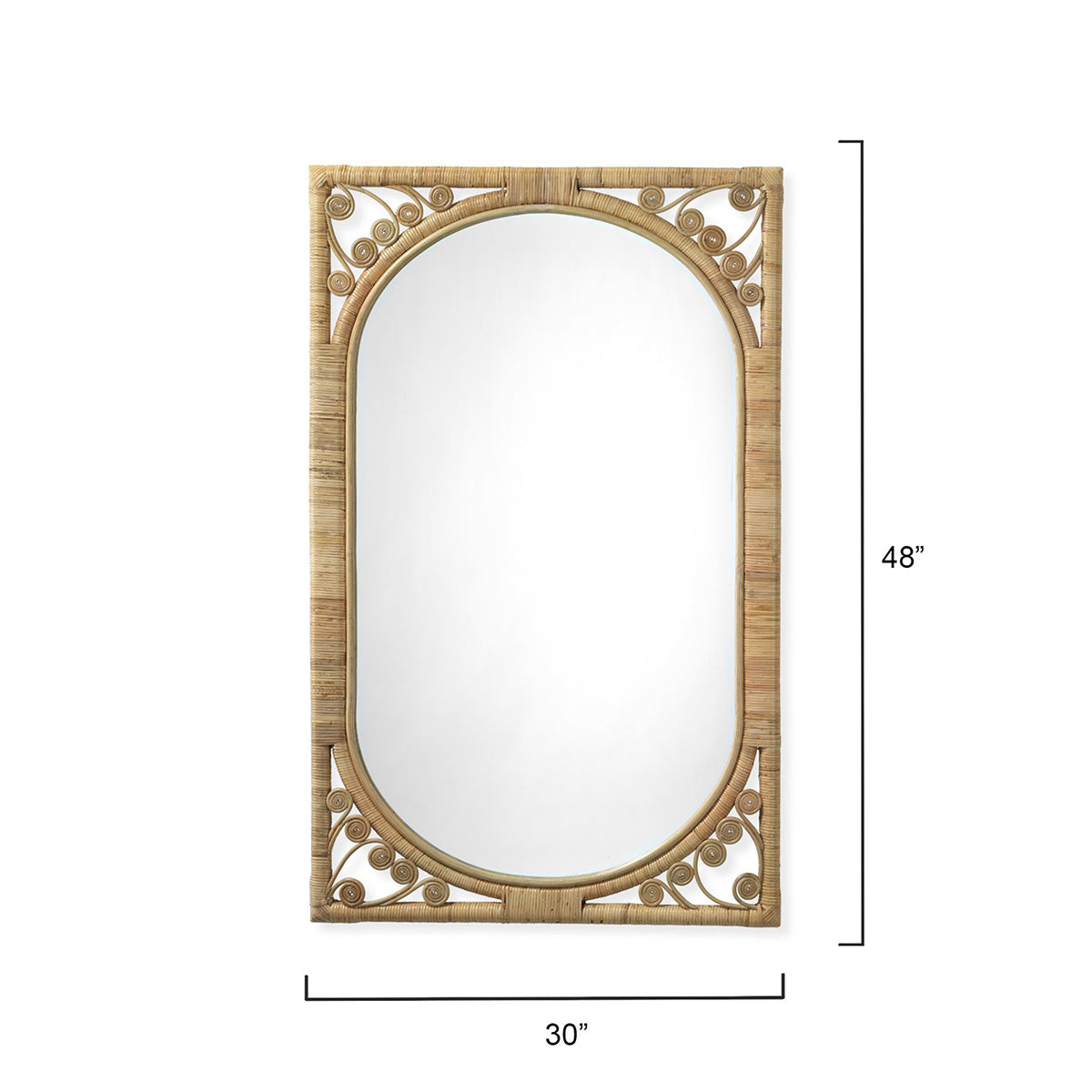 Primrose Rattan Mirror