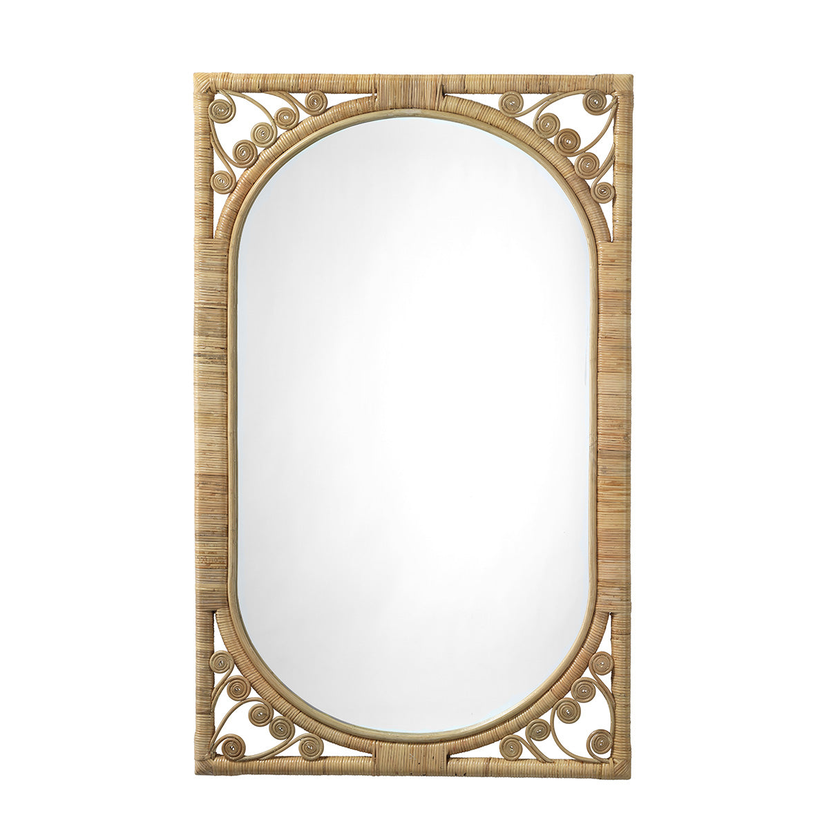 Primrose Rattan Mirror