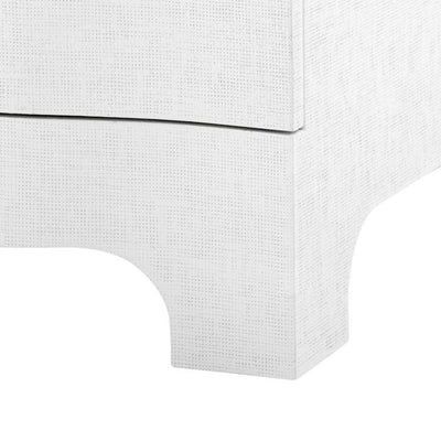 Cannes 3-Drawer Night Stand - White