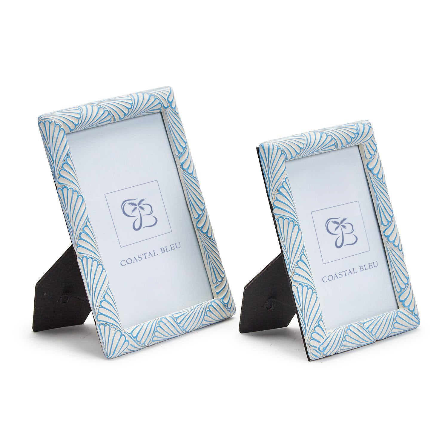 Seashell Photo Frame – Coastal Picture Frames – Coastal Bleu
