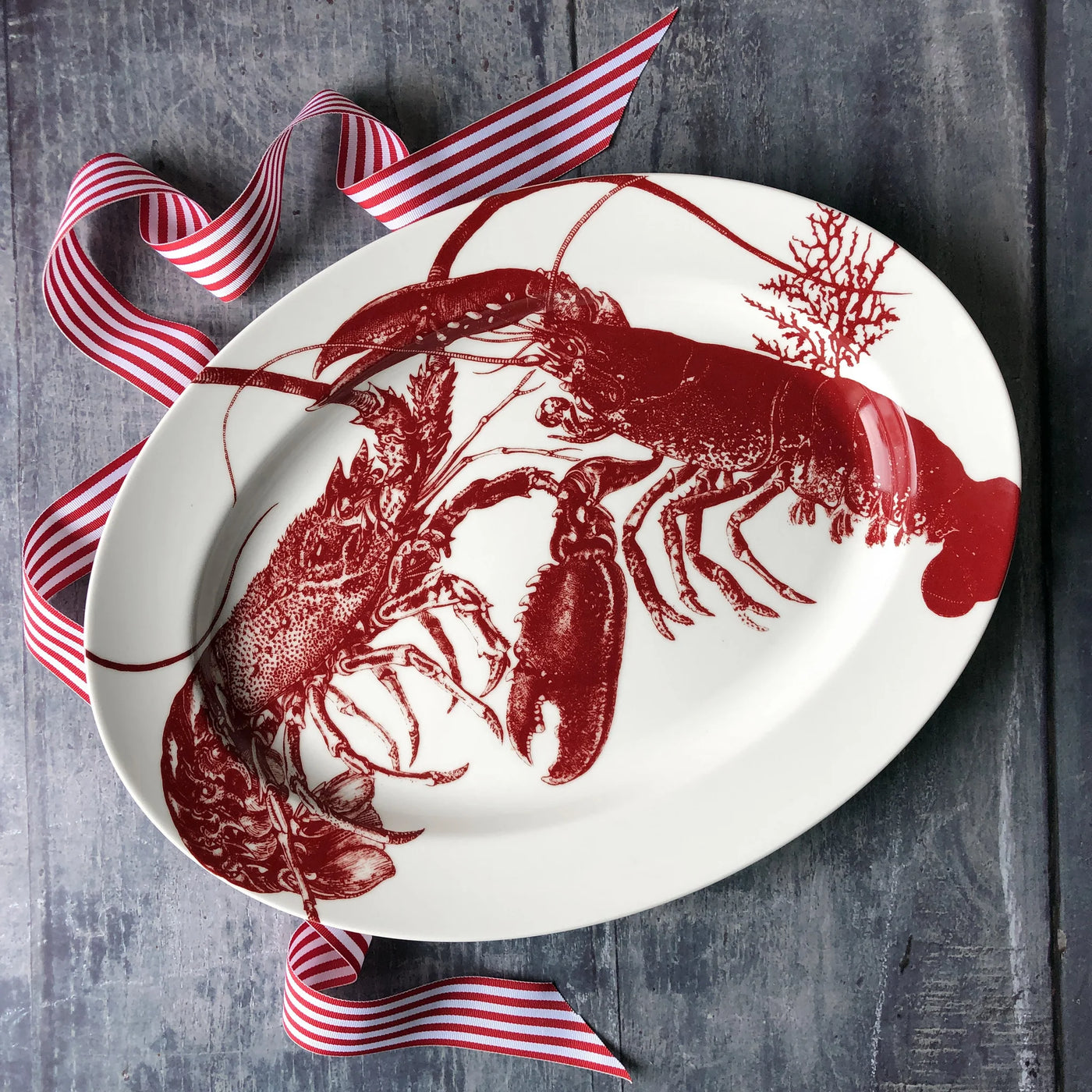 Red Lobster Oval Platter