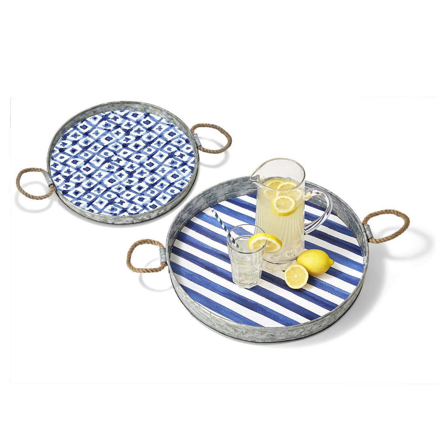 Yacht Club Set of 2 Serving Trays