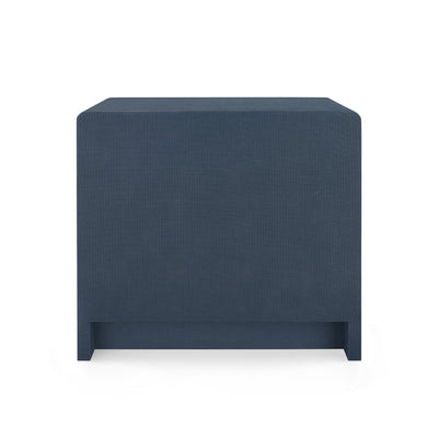 Nantucket Linen 3-Drawer Side Table - Navy