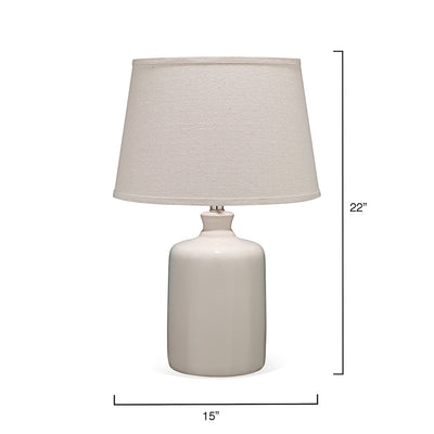 Oyster Milk Jug Glass Table Lamp