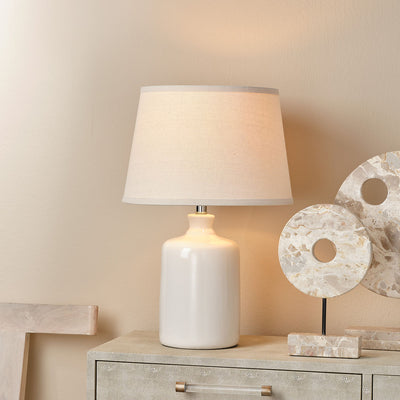 Oyster Milk Jug Glass Table Lamp