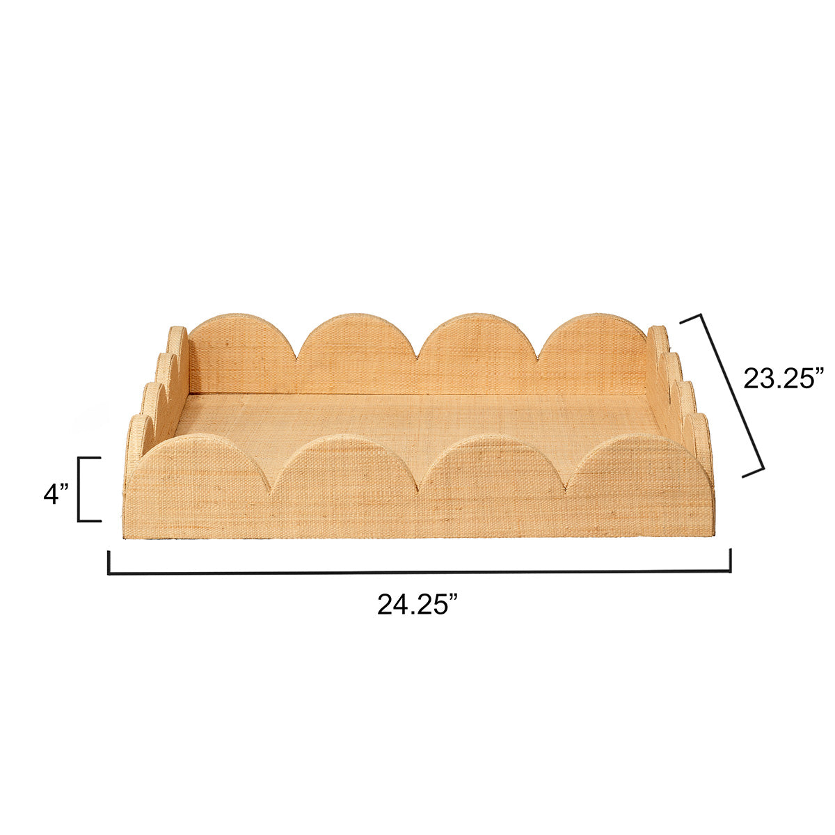 Wonderland Scalloped Tray