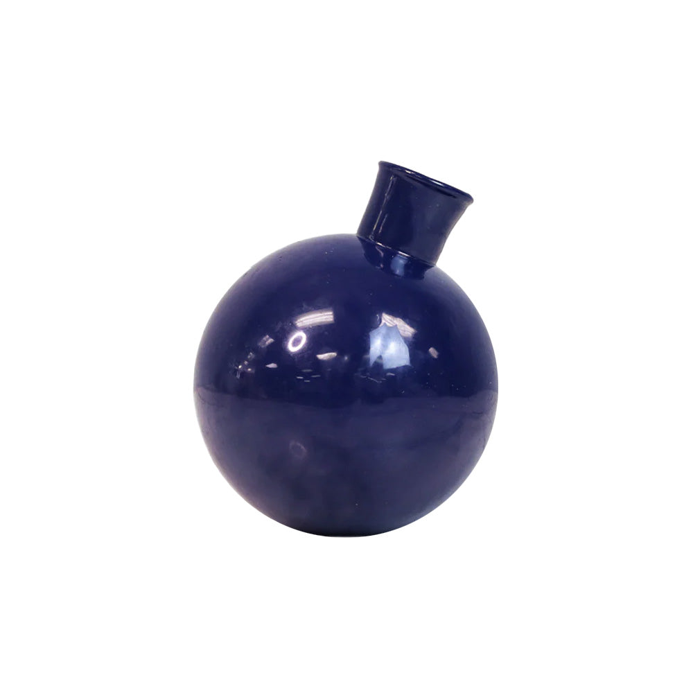 Navy Sphere Bud Vase