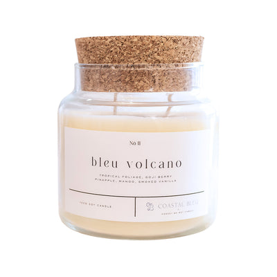 Bleu Volcano Candle