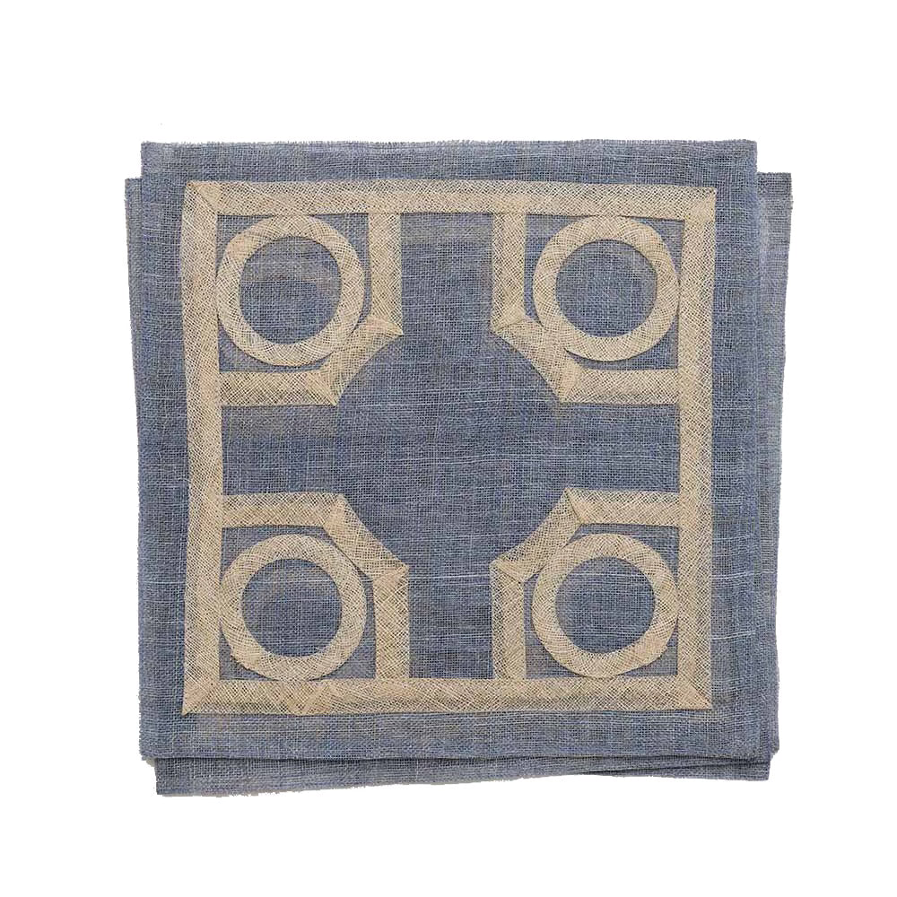 Coastal Blue Garden Placemats, Set of 4