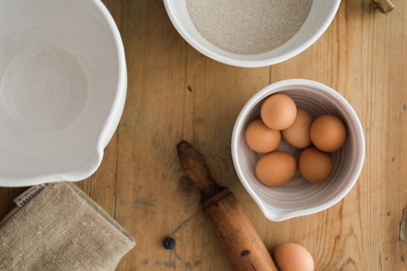 Handthrown Mixing Bowls Set