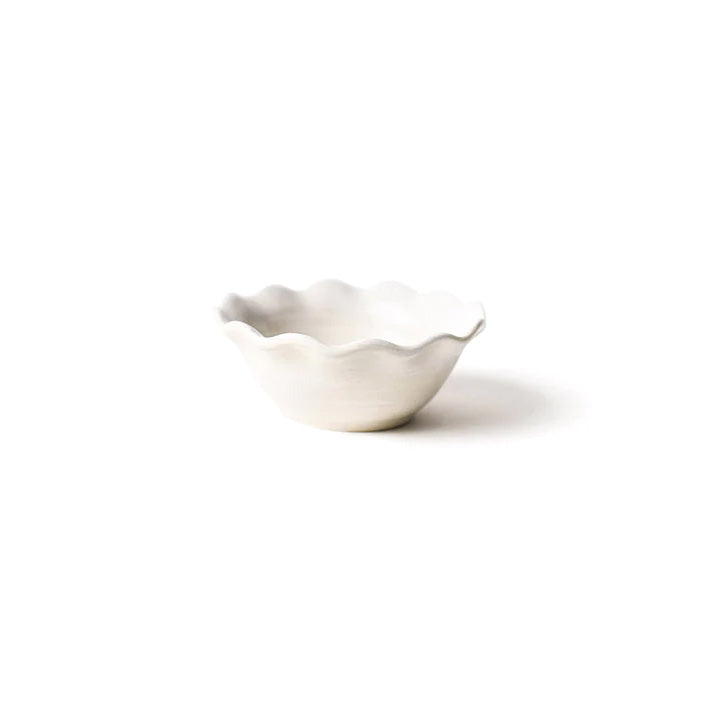 Oyster Ruffle Dipping Bowl