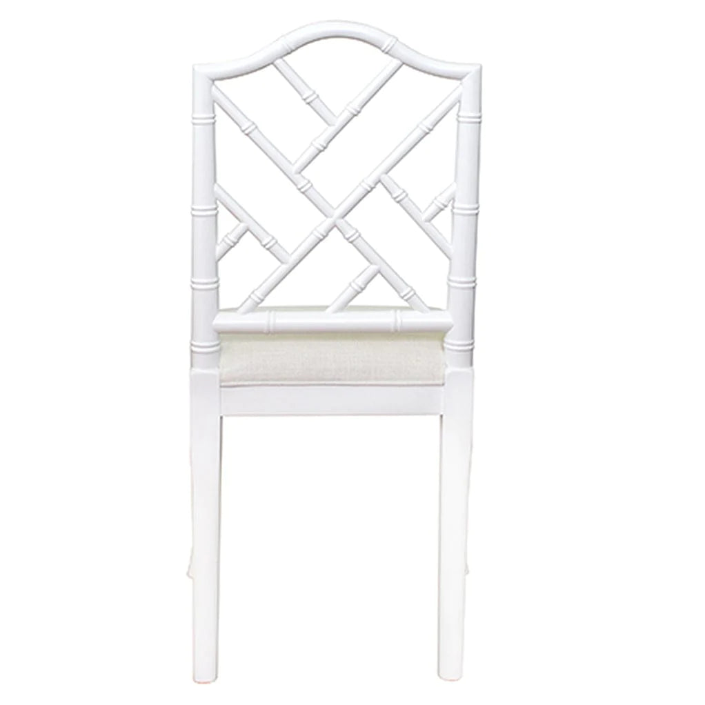 Palm Beach Bamboo Chair - White