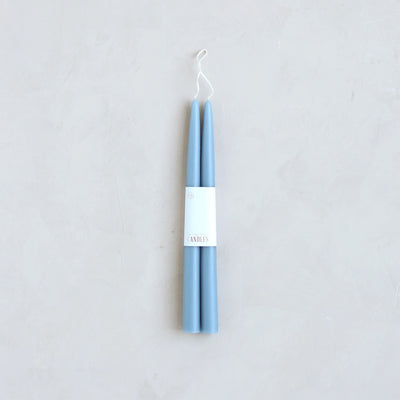 Coastal Blue Dipped Taper Candles