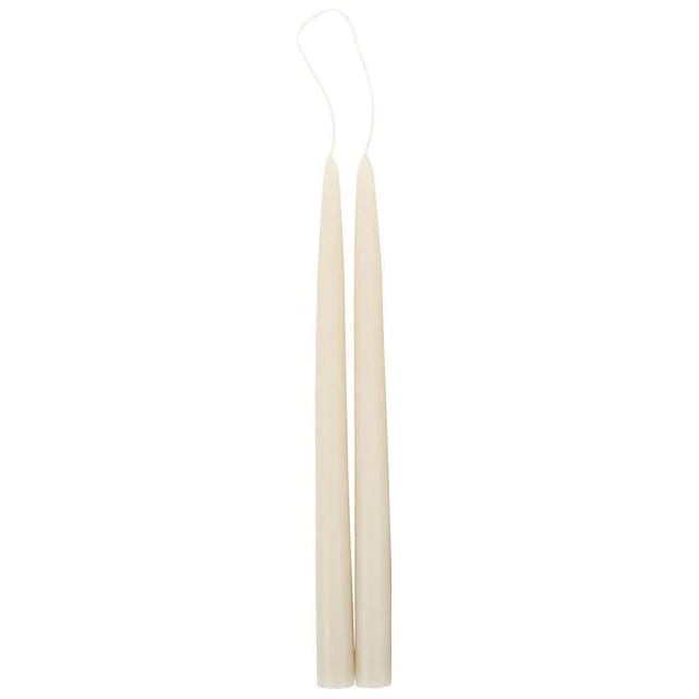 Oyster Dipped Taper Candles