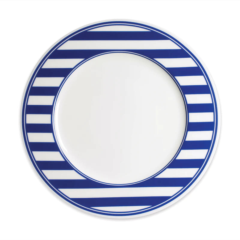 Beach Towel Stripe Dinner Plate