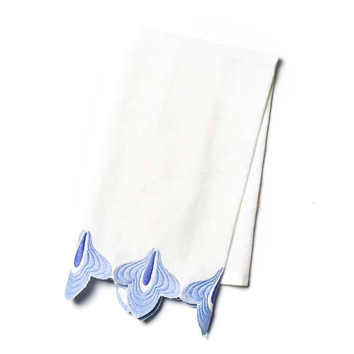 RIANGI Coastal Dish Towels Set of 6, Blue and White Kitchen Towels, 20x30  Inches Cotton, Mitered Corners, Blue and White Dish Towels, Perfect As