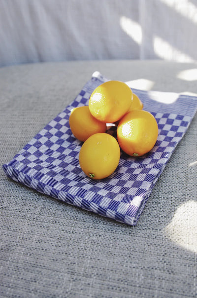 French Bleu Traditional Dish Towels, Set of 2