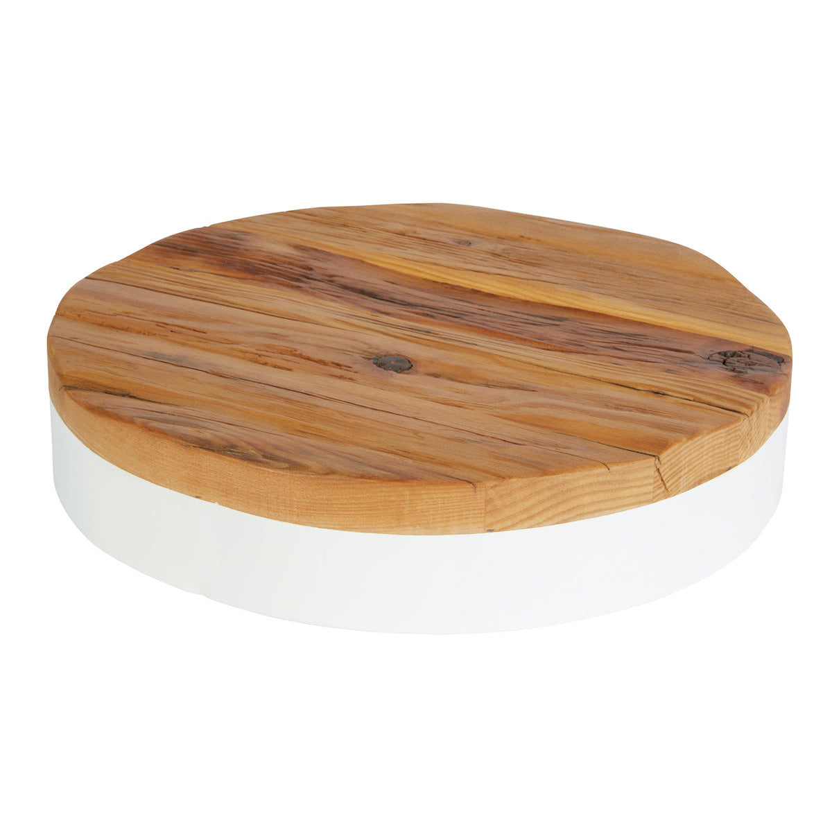White Round Mod Block, Large – Coastal Kitchen & Dining – Coastal Bleu
