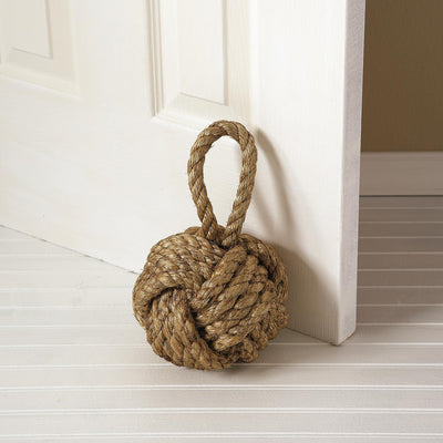 Port Rope Knot Decor / Door Stop - Jute