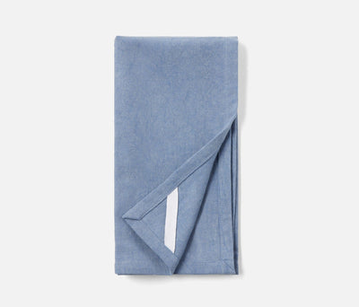 Coastal Blue Cotton Napkins, Set of 4