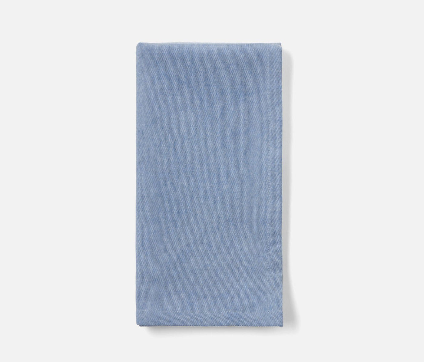 Cotton Fringed Napkins - Sky Blue - Set of 4