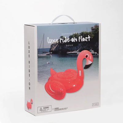 Luxe Ride-On Pool Float - Flamingo