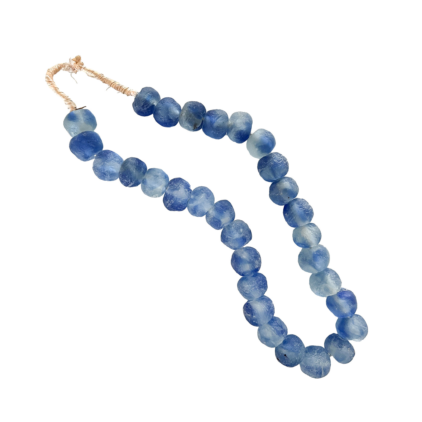 Sea Glass Beads Ocean Blue - Medium