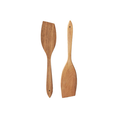 Artisan Wood Spatula, Set of 2