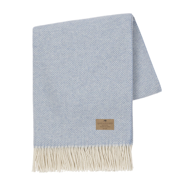 Coastal Blue Juno Cashmere Throw Coastal Bleu