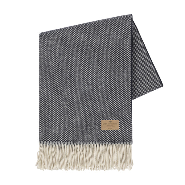 Navy Juno Cashmere Throw