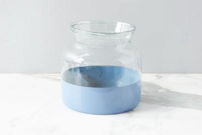 Coastal Blue Colorblock Vase